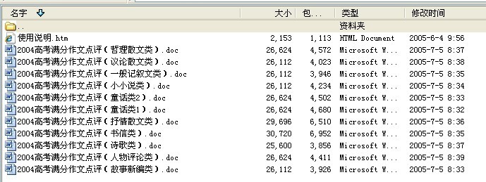 2004 高考满分作文点评