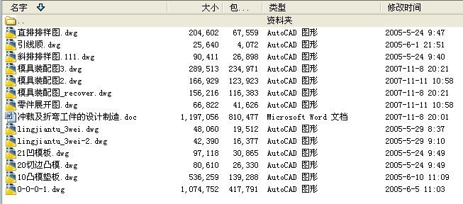 毕业设计-冲裁及折弯工件的设计制造