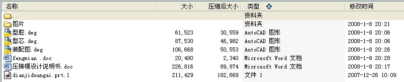 毕业设计-电机端盖压铸模设计