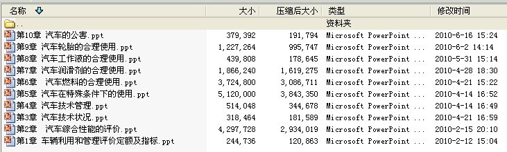 汽车使用技术课件