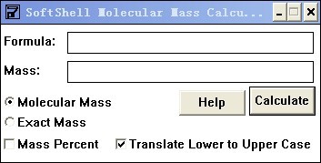 分子量计算软件
