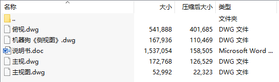 毕业设计-智能机器狗结构设计