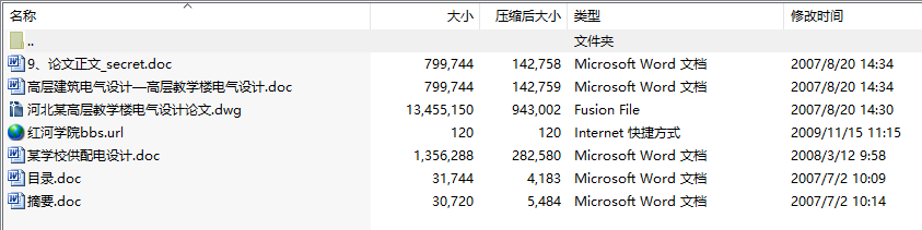 毕业设计-某高校供配工程总体规划方案设计