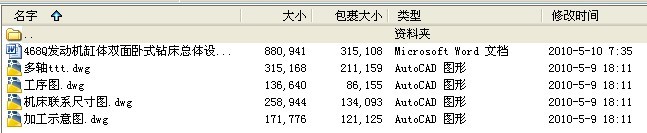 毕业设计-468Q曲轴箱两面三孔组合机床总体设计及多轴箱设计