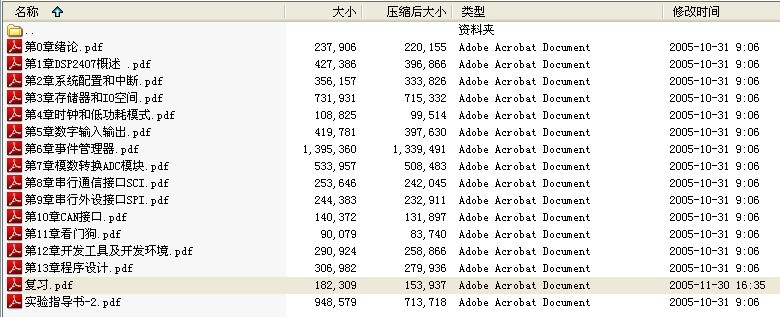 哈尔滨工业大学TMS320LF240XDSP硬件开发教程课件(附实验指导书)