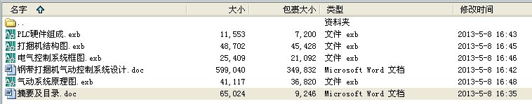 毕业设计-钢带打捆机气动控制系统设计