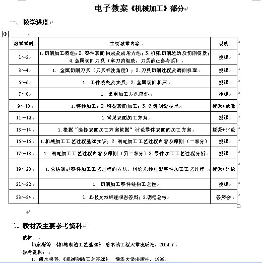 《机械制造工艺学》切削加工基础知识教案