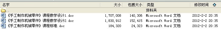 《手工制作机械零件》理实一体化教学设计及课程标准