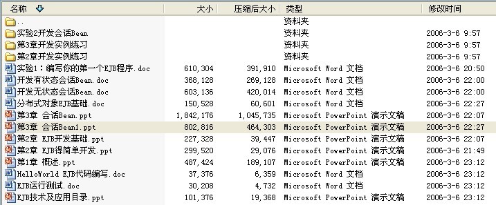 EJB技术及应用课件(1-3章，含实例练习)