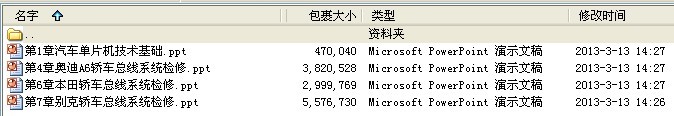 汽车总线系统检修课件