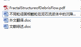 毕业论文-不同粒径固相颗粒在泥石流浆体中的沉降特性实验研究