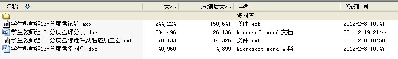 2012年江苏省职业学校技能大赛加工中心数控车团队学生教师组试卷(分度盘)