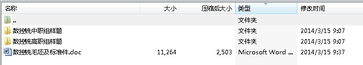 2014江苏省职业学校技能大赛数控铣工公布样题(包括中、高职)