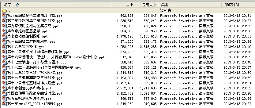 《AutoCAD2007应用教程(中文版)》PPT教学课件