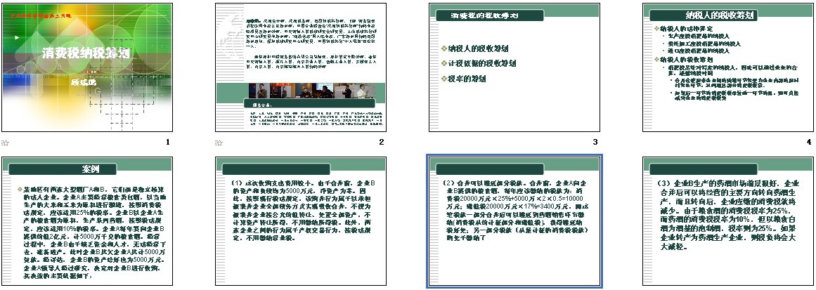 消费税纳税筹划课件
