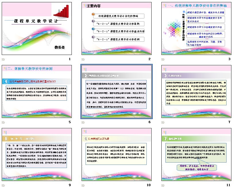 课程单元教学设计课件