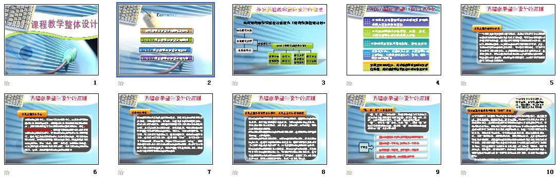 课程教学整体设计课件