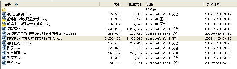 毕业设计-数控机床位置精度的检测及补偿