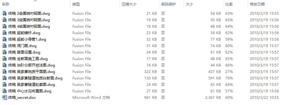 毕业设计-贵州高速路吴家寨隧道左线六盘端初步设计