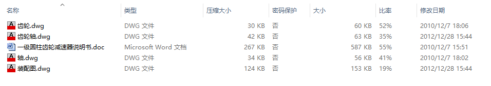 课程设计-带式运输机一级圆柱齿轮减速器设计