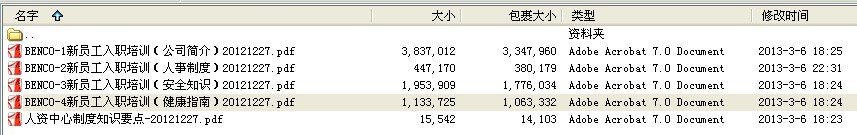 BENCO《新员工入职培训》讲稿