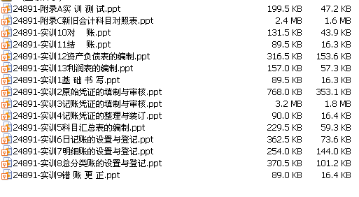 《会计基础》实训教程+测试