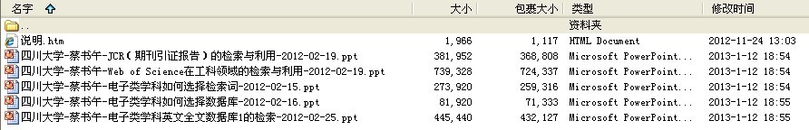 四川大学《文献检索》PPT讲稿