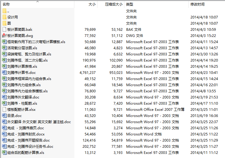 毕业设计-长春市税务局办公楼结构、施工设计