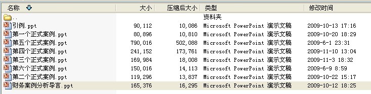 《财务案例分析》课件
