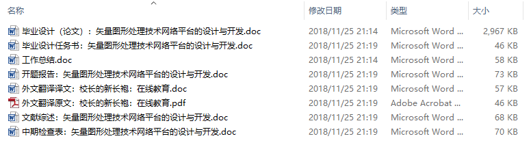 毕业论文-矢量图形处理技术网络平台的设计与开发