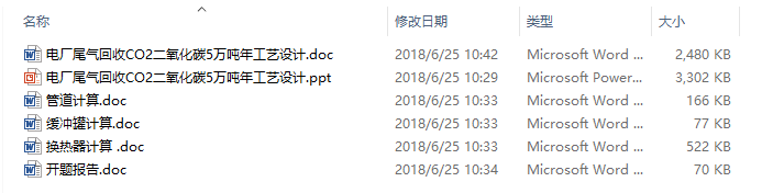 毕业论文-电厂尾气回收CO2二氧化碳5万吨年工艺设计