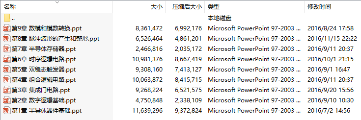 《数字电路与逻辑设计基础》(项华珍)课件