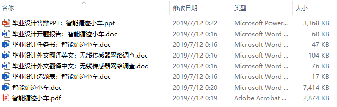 毕业论文-智能循迹小车