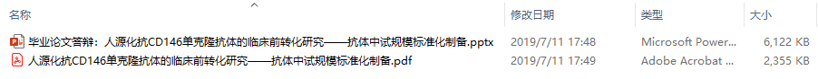 人源化抗CD146单克隆抗体的临床前转化研究——抗体中试规模标准化制备
