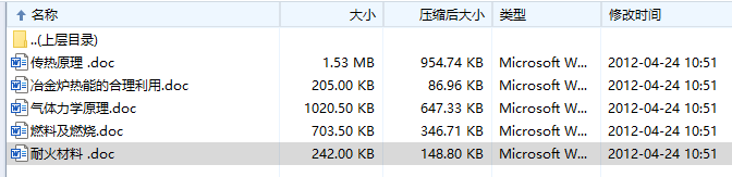 山东工业职业学院冶金炉热工基础电子教案(共5章)