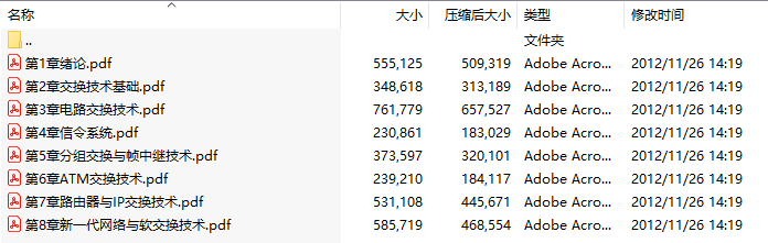 安徽邮电职业技术学院现代交换技术课件(共8章)