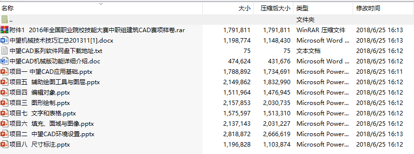中望CAD实用教程(机械、建筑通用版)第2版课件(附试题)